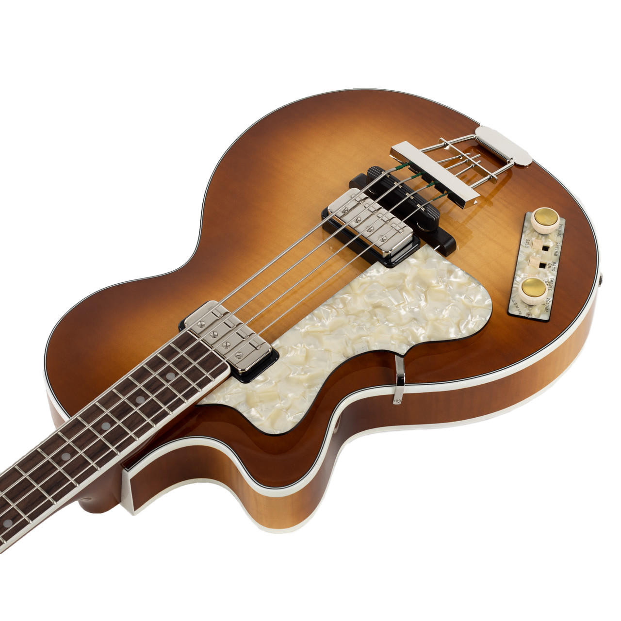Hofner Limited Edition Club Bass Left Handed - Sunburst | Cream