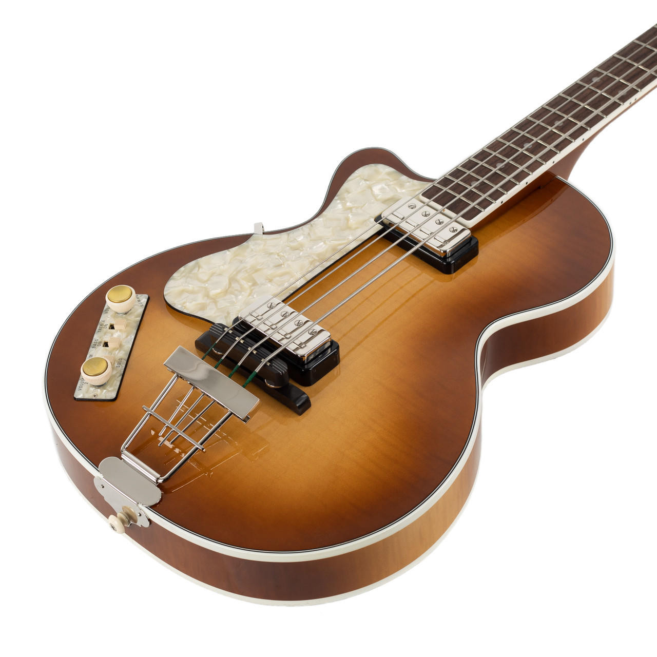 Hofner Limited Edition Club Bass Left Handed - Sunburst | Cream