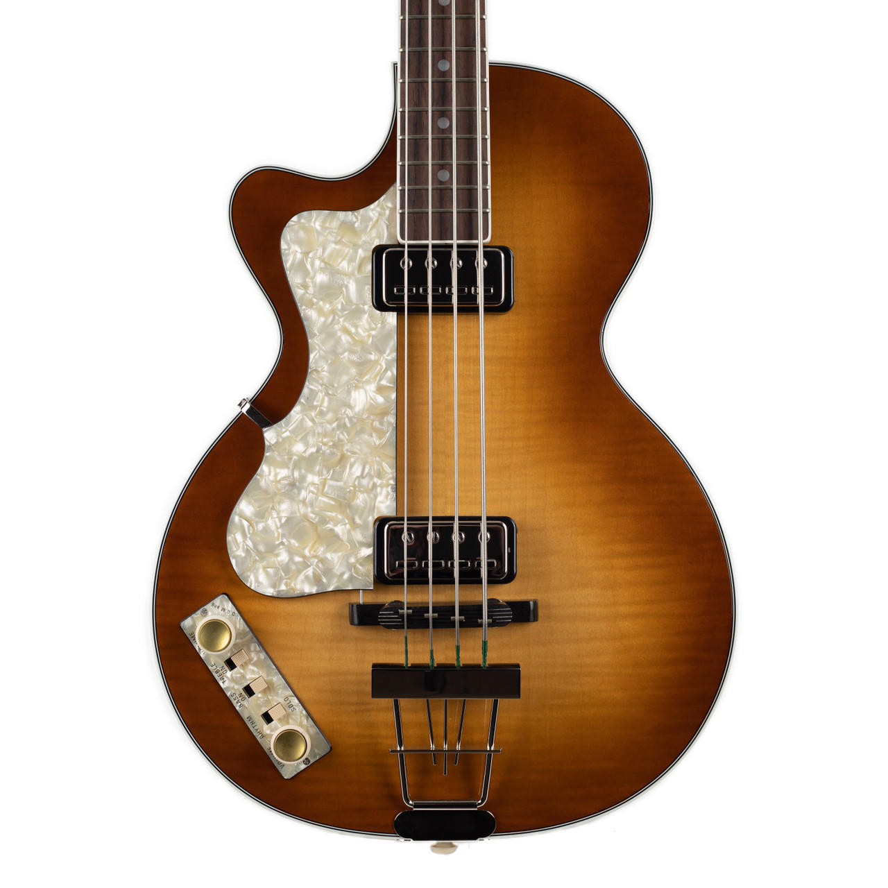 Hofner Limited Edition Club Bass Left Handed - Sunburst | Cream