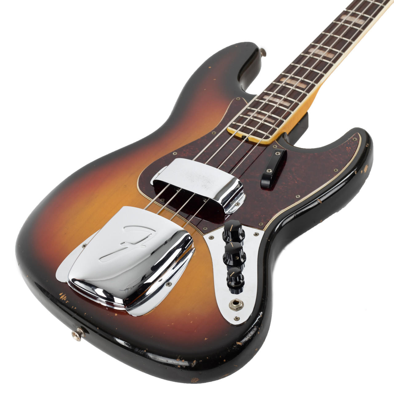 Vintage Fender Jazz Bass Sunburst 1969 | Cream City Music