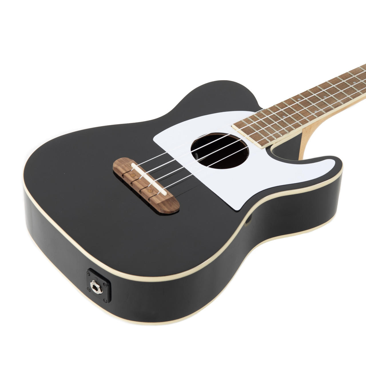 Fender Fullerton Telecaster Ukulele - Black | Cream City Music