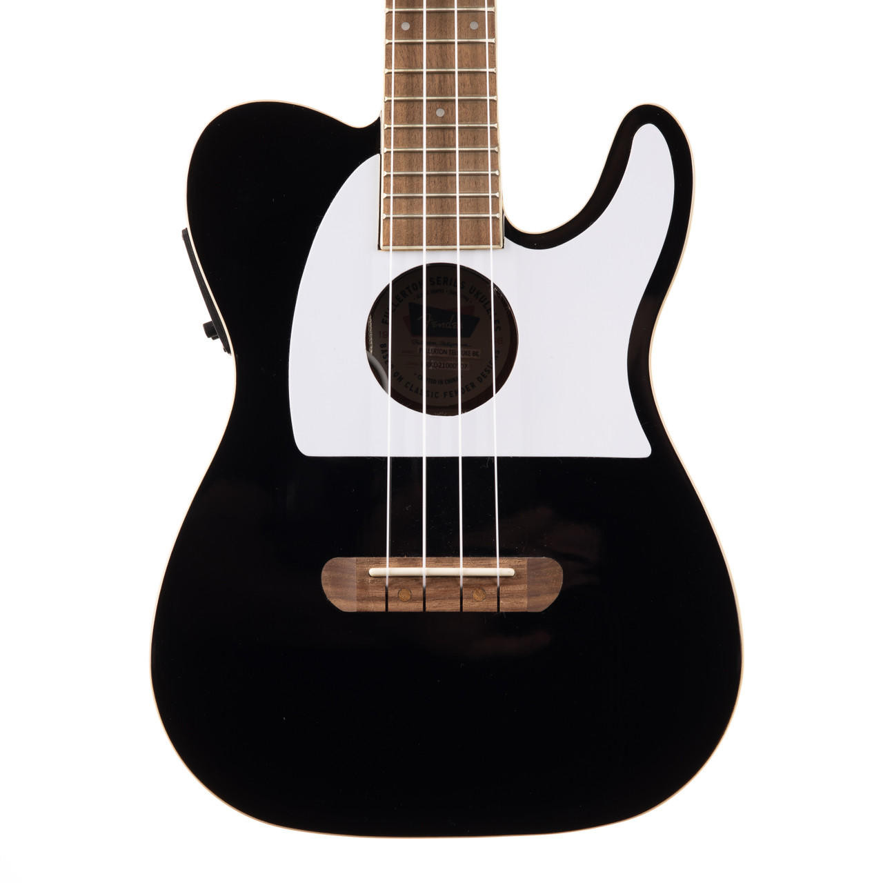 Fender Fullerton Telecaster Ukulele - Black | Cream City Music
