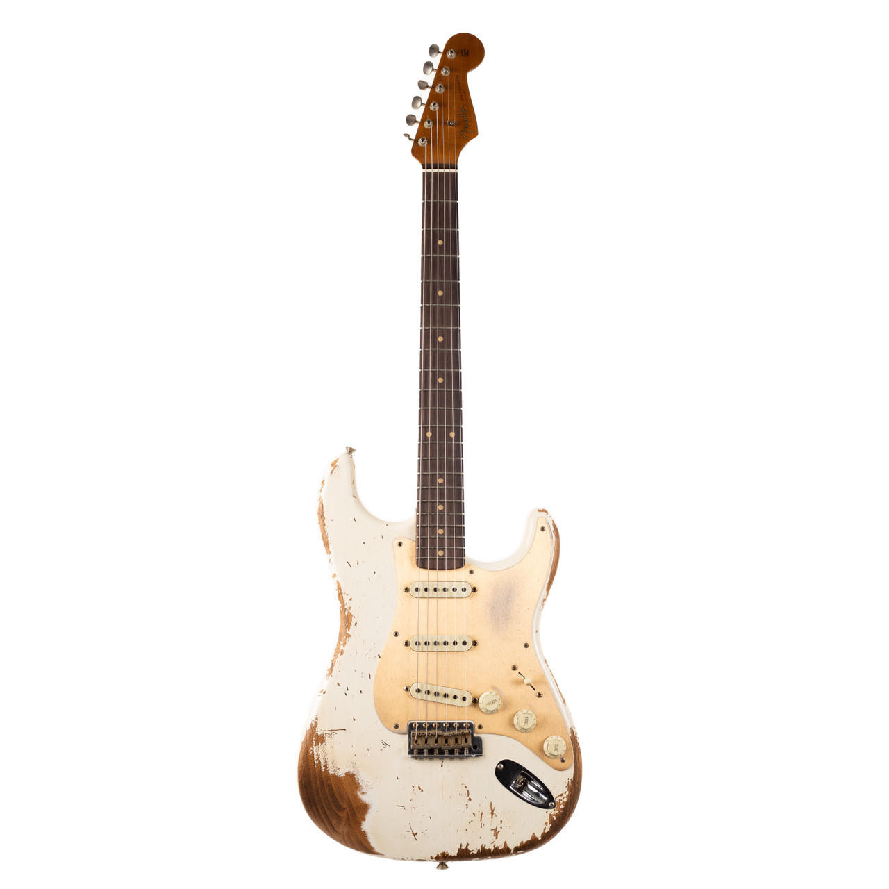 Used Fender Custom Shop '59 Stratocaster Heavy Relic Aged Olympic