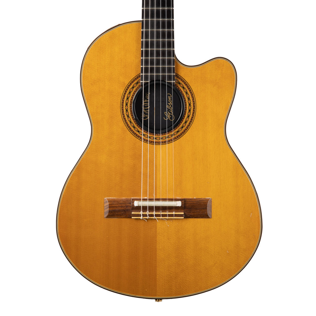Vintage Gibson Chet Atkins CEC Classical Electric Natural 1982