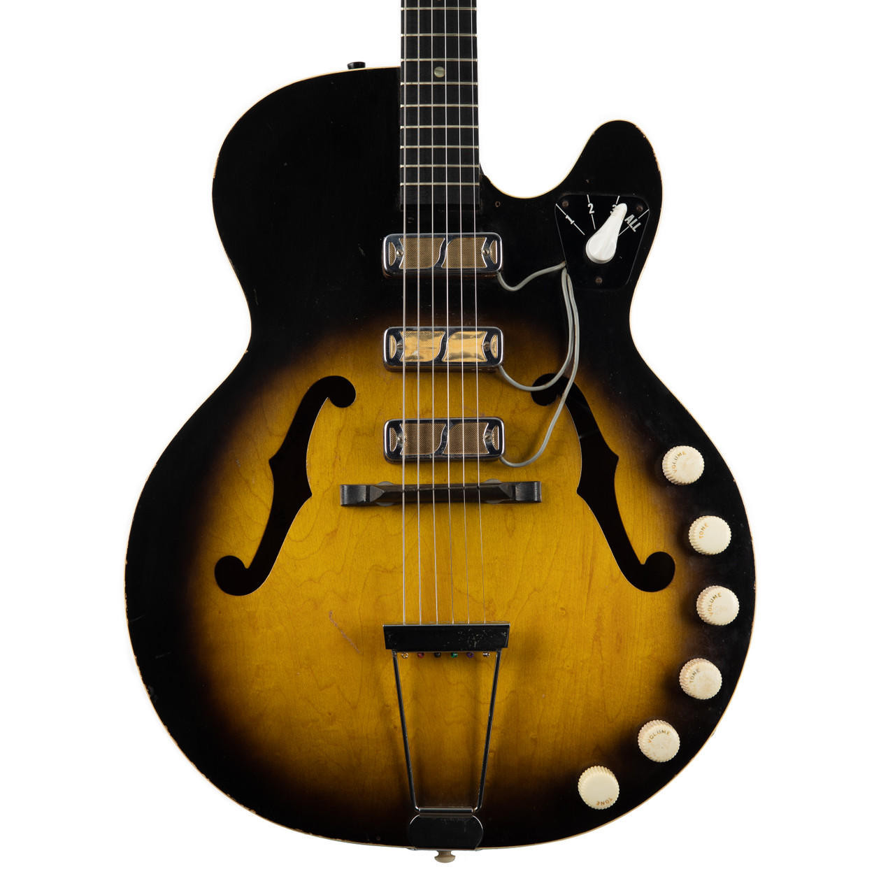 Vintage Harmony Rocket Sunburst 1961 | Cream City Music