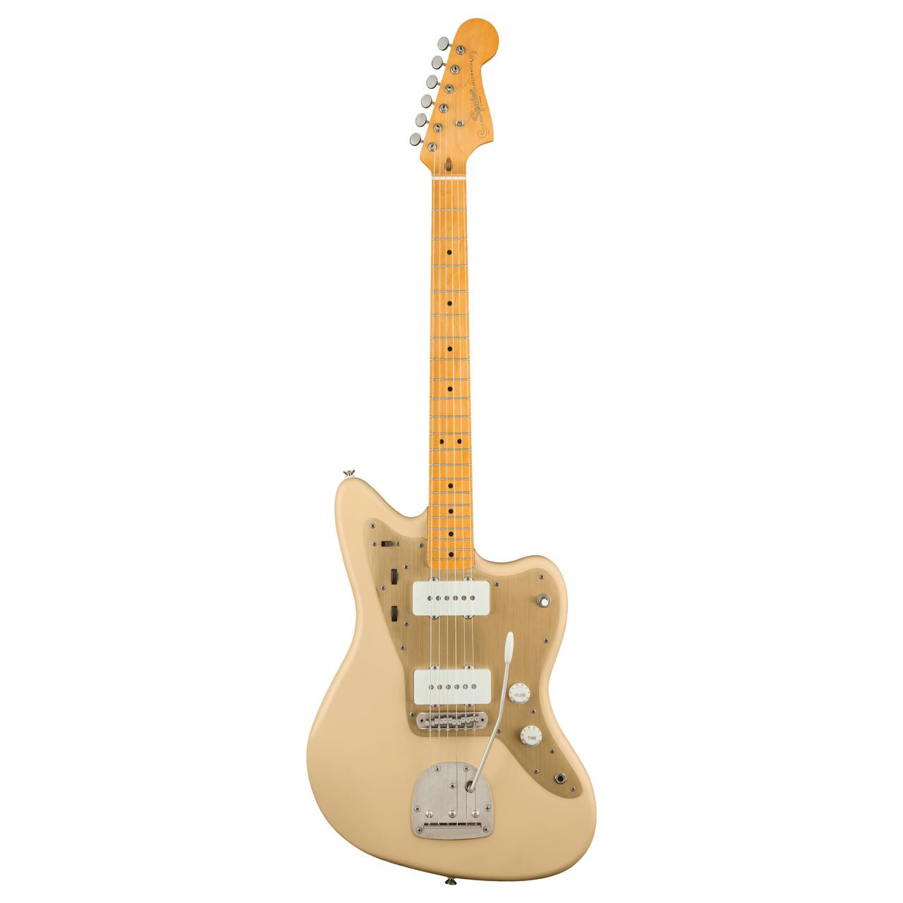 Squier 40th Anniversary Jazzmaster Maple - Satin Desert Sand