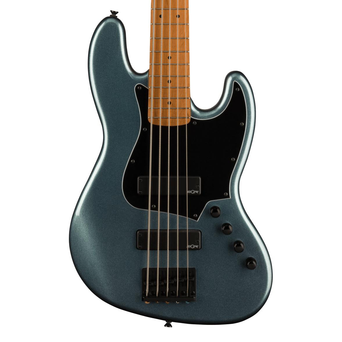 Squier Contemporary Active Jazz Bass HH V - Gunmetal Metallic