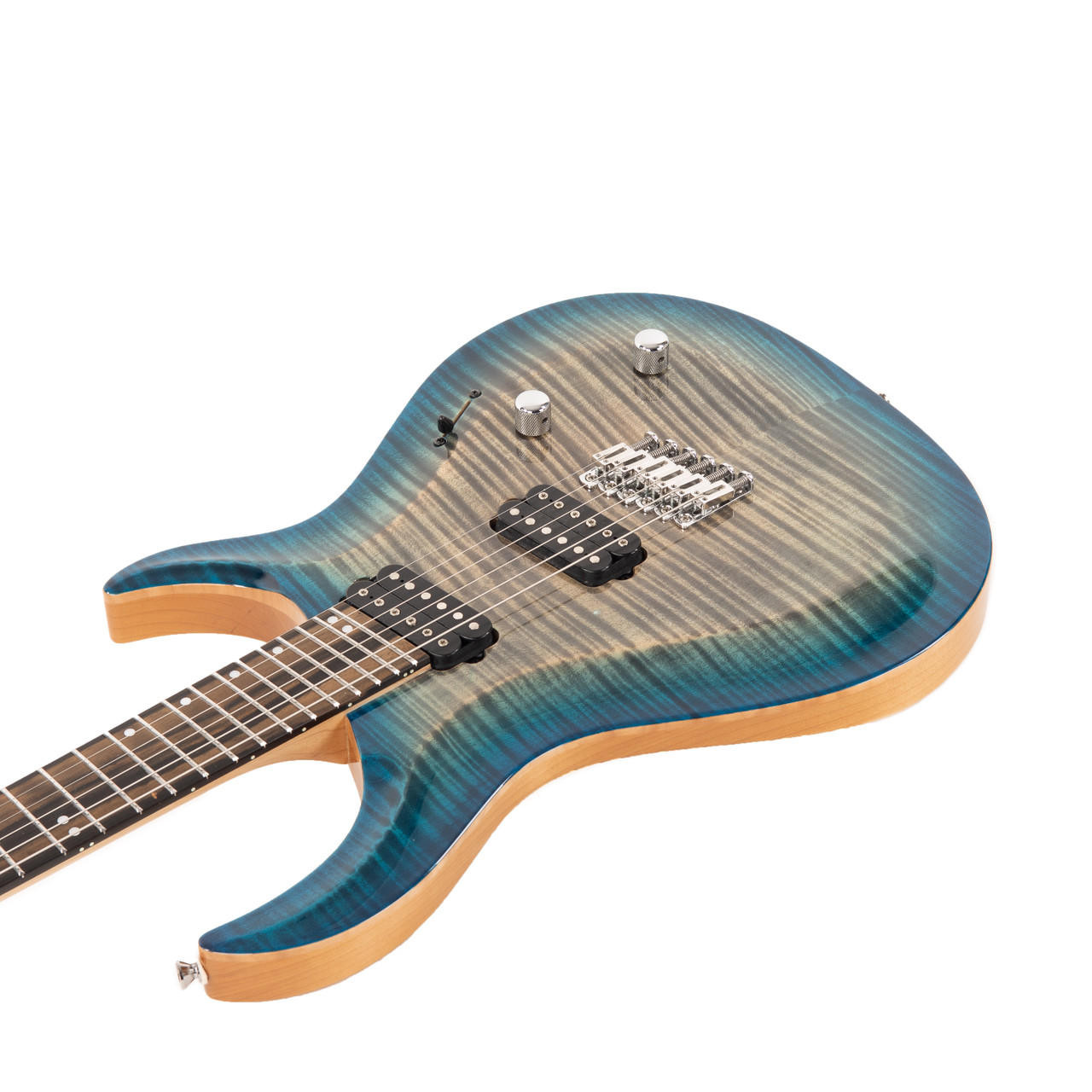 Used Kiesel Crescent C6M Blue/Gray Burst | Cream City Music