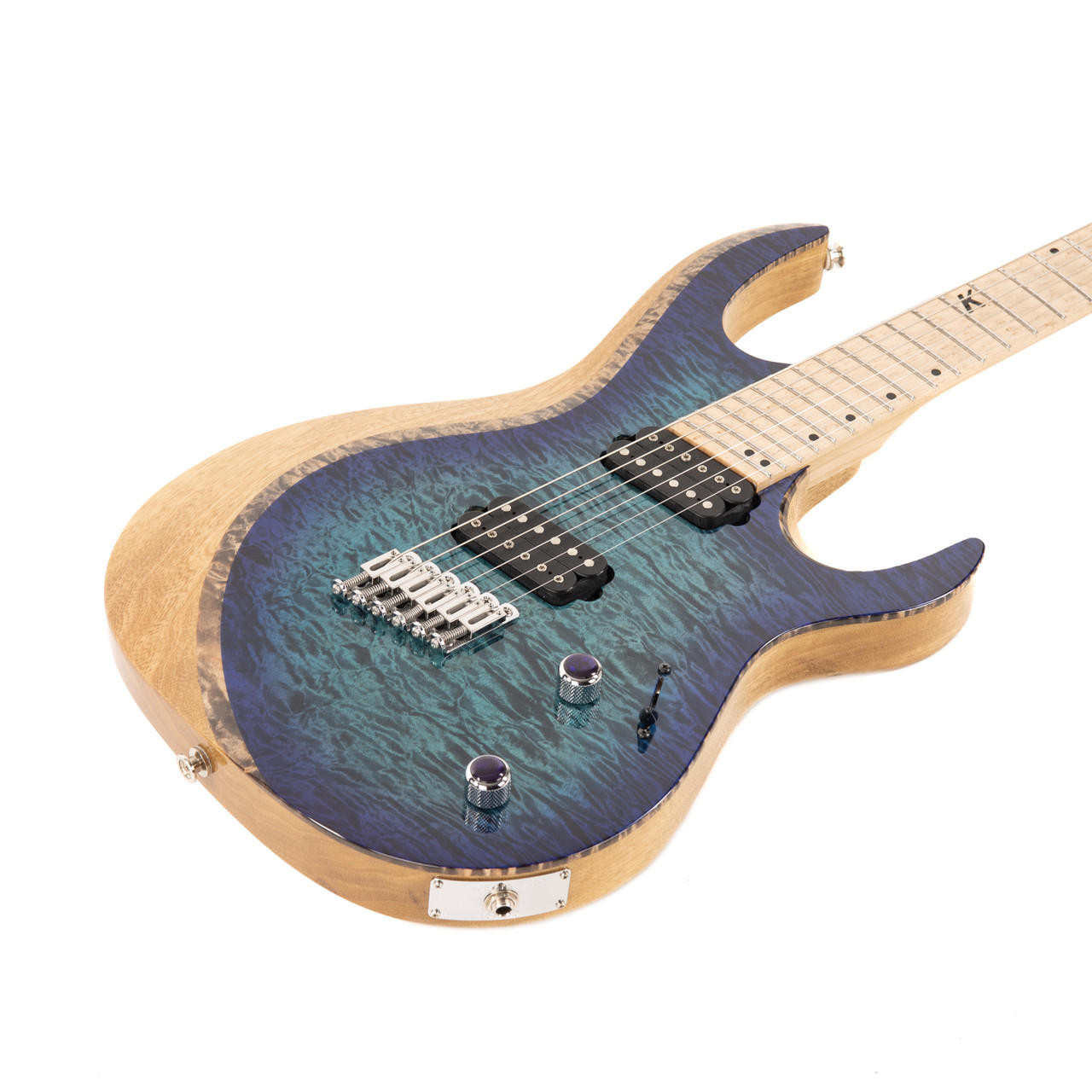 Used Kiesel Aries Multi Scale AM6 Natural / Blue Burst Quilt Top