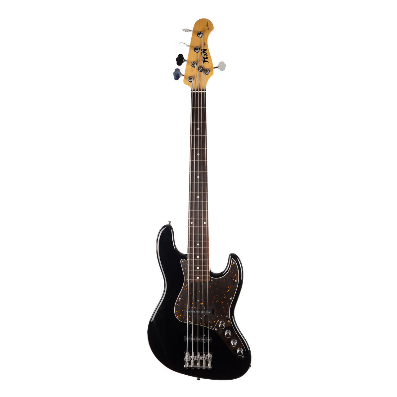 ベース FUJIGEN NCJB Neo Classic Jazz Bass Used FGN Neo Classic JB5 5 String Bass - Black | Cream City Music