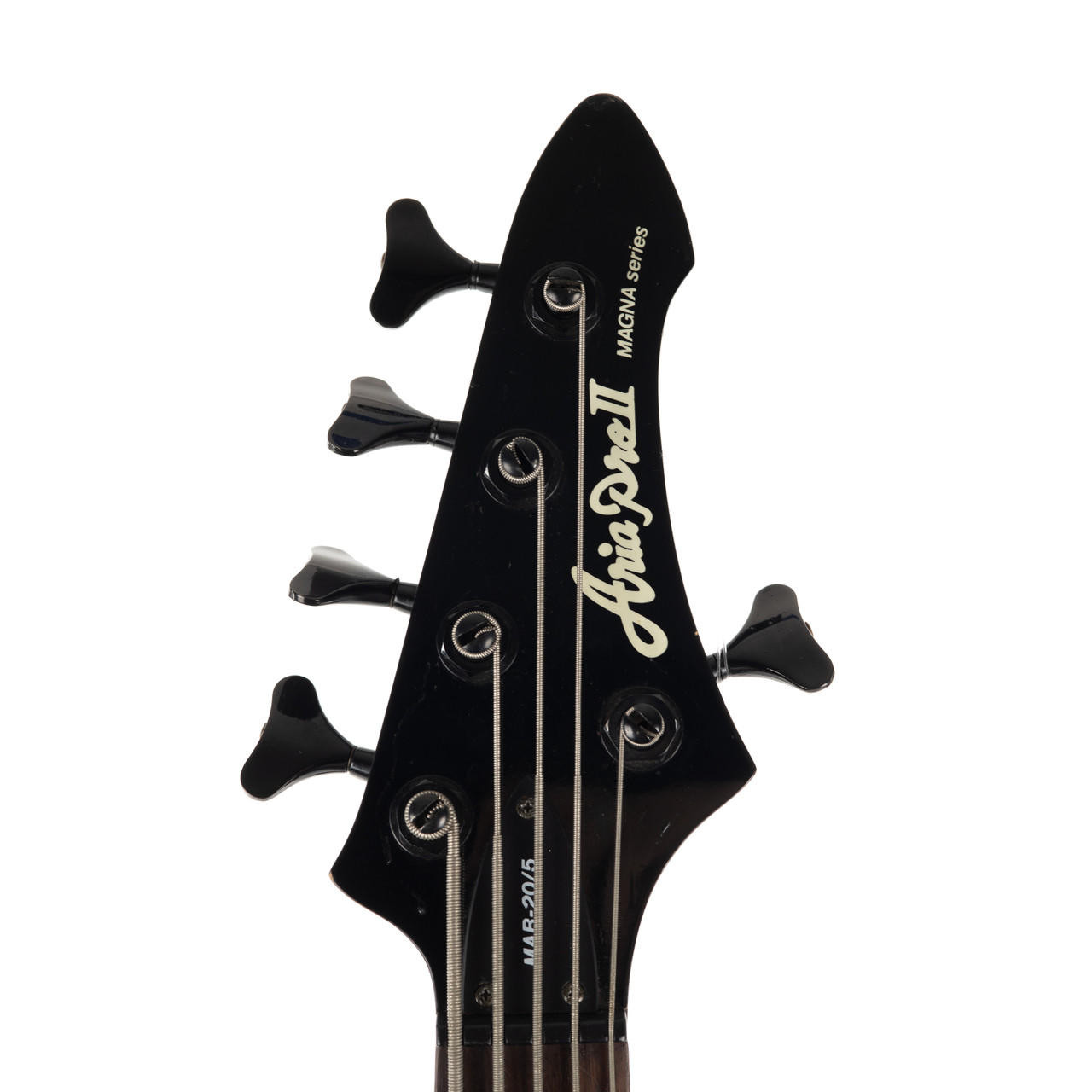 メンテ済 AriaProII MAGNA BASS MAB Series BLK Used Aria Pro II Magna Series MAB-20/5 5 String Bass - Black
