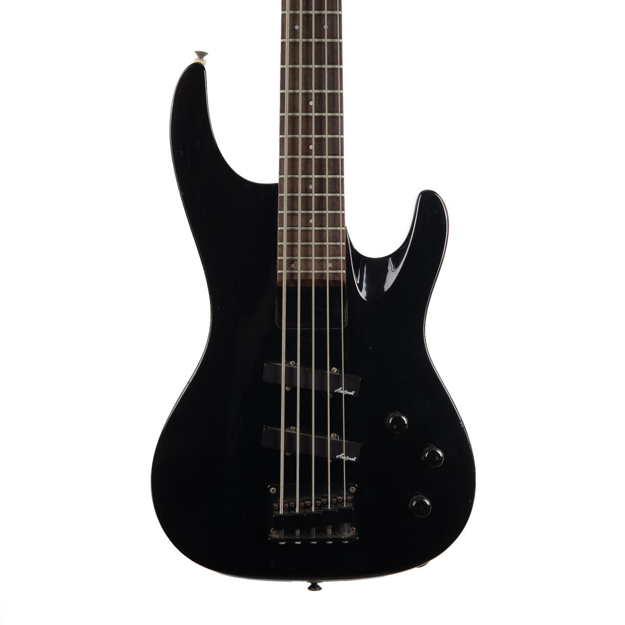 メンテ済 AriaProII MAGNA BASS MAB Series BLK Used Aria Pro II Magna Series MAB-20/5 5 String Bass - Black