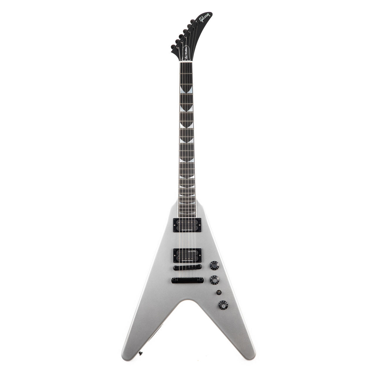 Gibson Dave Mustaine Flying V EXP - Silver Metallic | Cream City Music