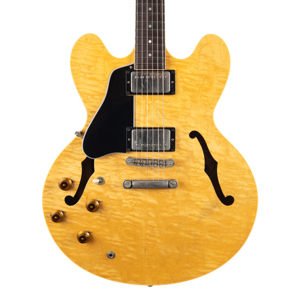 Vintage Gibson Custom Shop ES-335 Dot Left-Handed Natural Flame