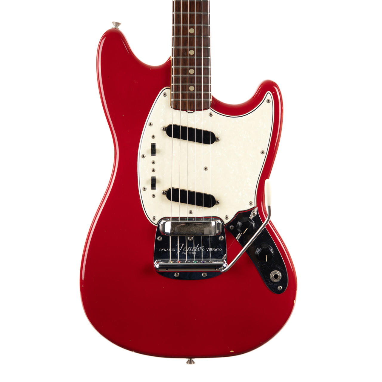 Fender Mustang エレキギター レッド Vintage Fender Mustang Red 1965 (106088) | Cream City Music