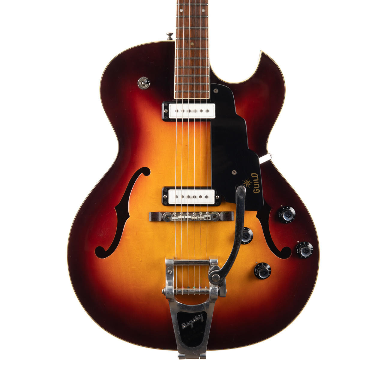 Vintage Guild T-100D Slim Jim Sunburst 1965 | Cream City Music