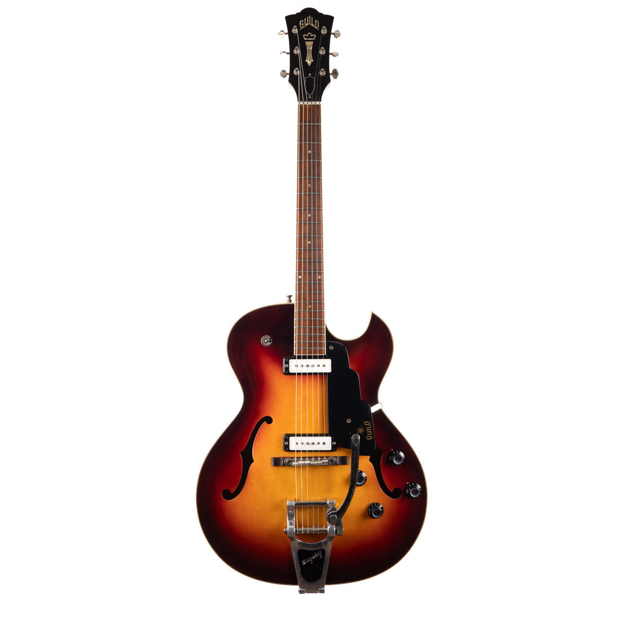 Vintage Guild T-100D Slim Jim Sunburst 1965 | Cream City Music