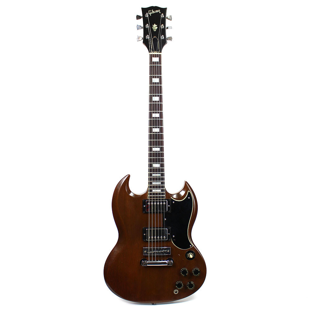 Vintage 1972 Gibson SG Standard Electric Guitar Walnut Brown