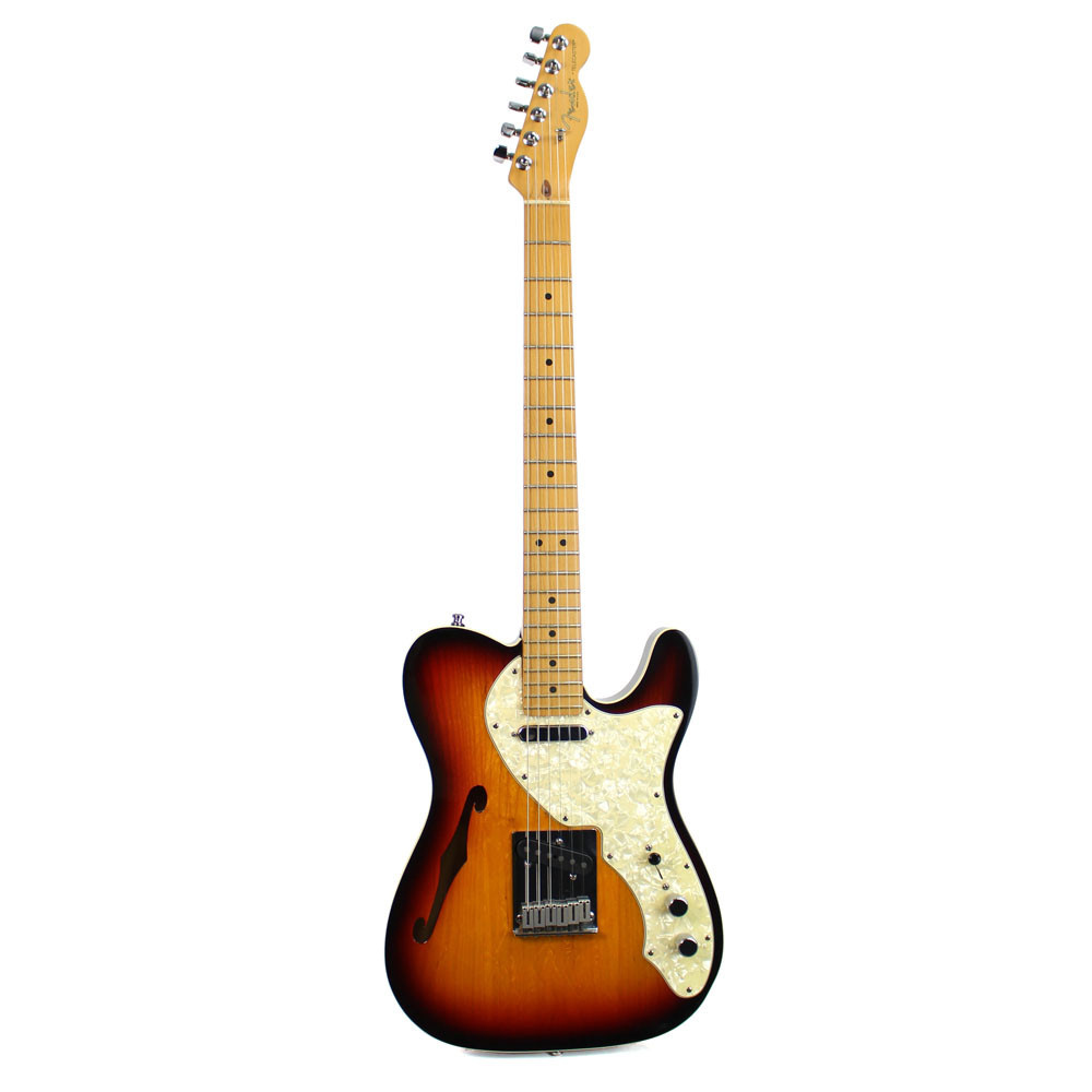 1997 Fender Telecaster Thinline Custom Electric Guitar Sunburst