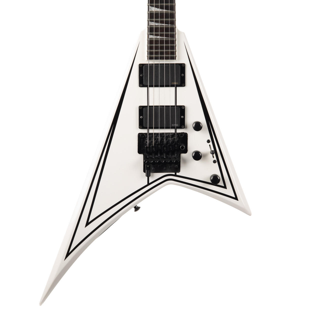 Used Jackson RRXMG Rhoads White with Black Pinstripe 2014 | Cream