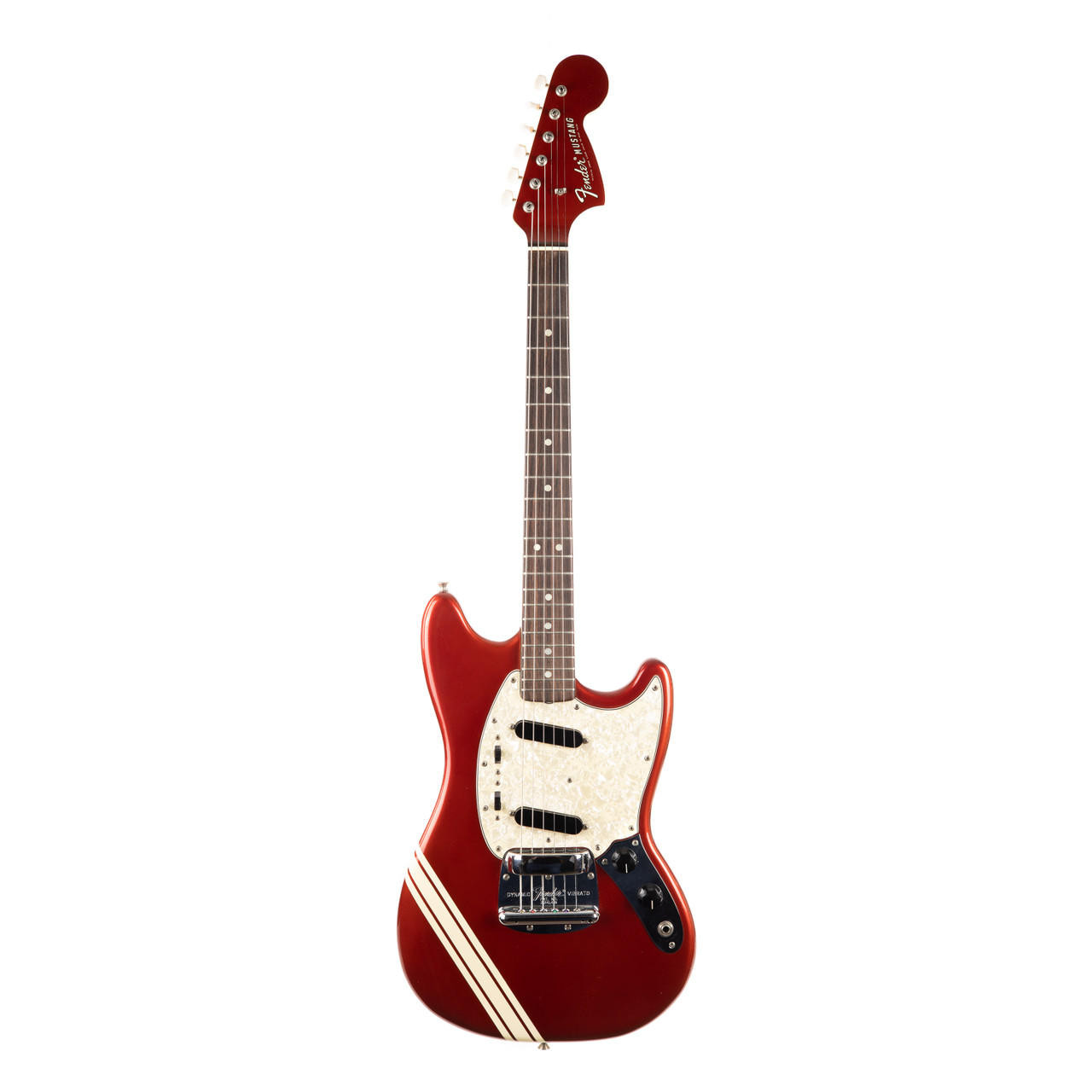 Vintage Fender Mustang Competition Candy Apple Red 1969 | Cream