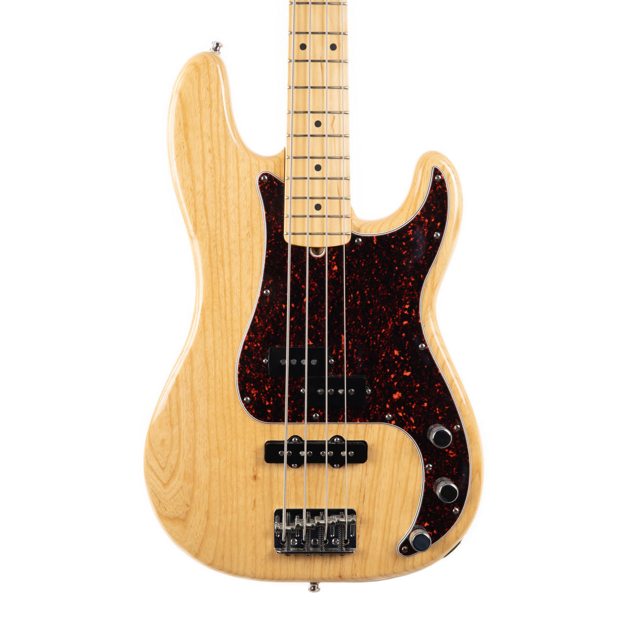Used Fender American Hot Rod Precision Bass Natural Ash 1999