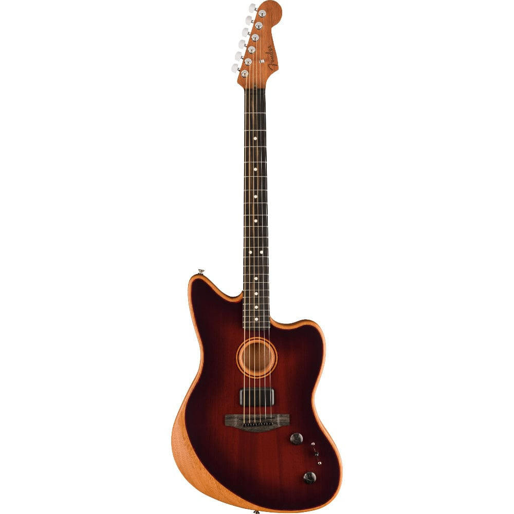 Fender American Acoustasonic Jazzmaster All-Mahogany - Bourbon