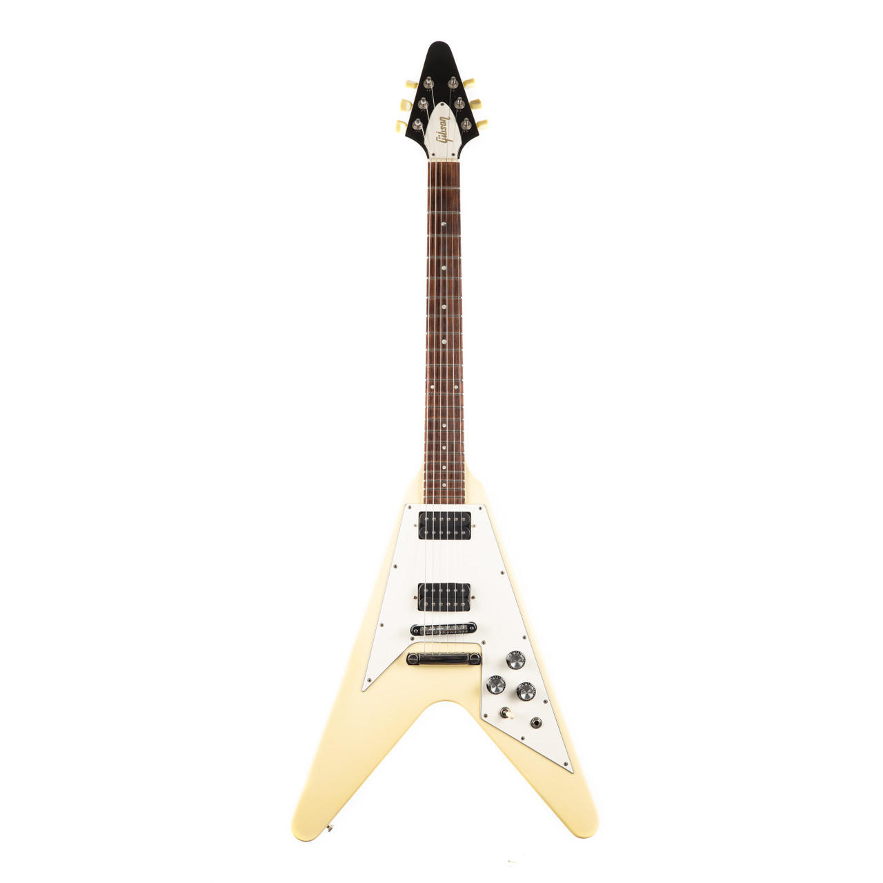 Gibson flying V 67 reissue フライングV Vintage Gibson Flying V '67 Reissue White 1989 | Cream City Music