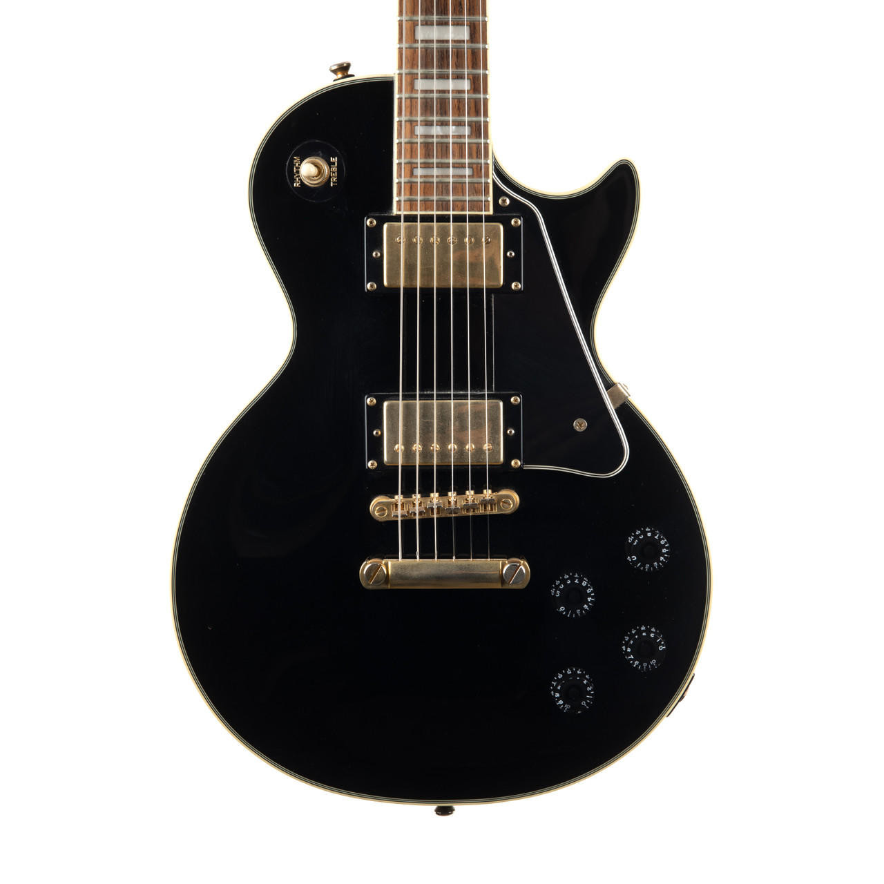 Used Epiphone Les Paul Custom Ebony 2008 | Cream City Music