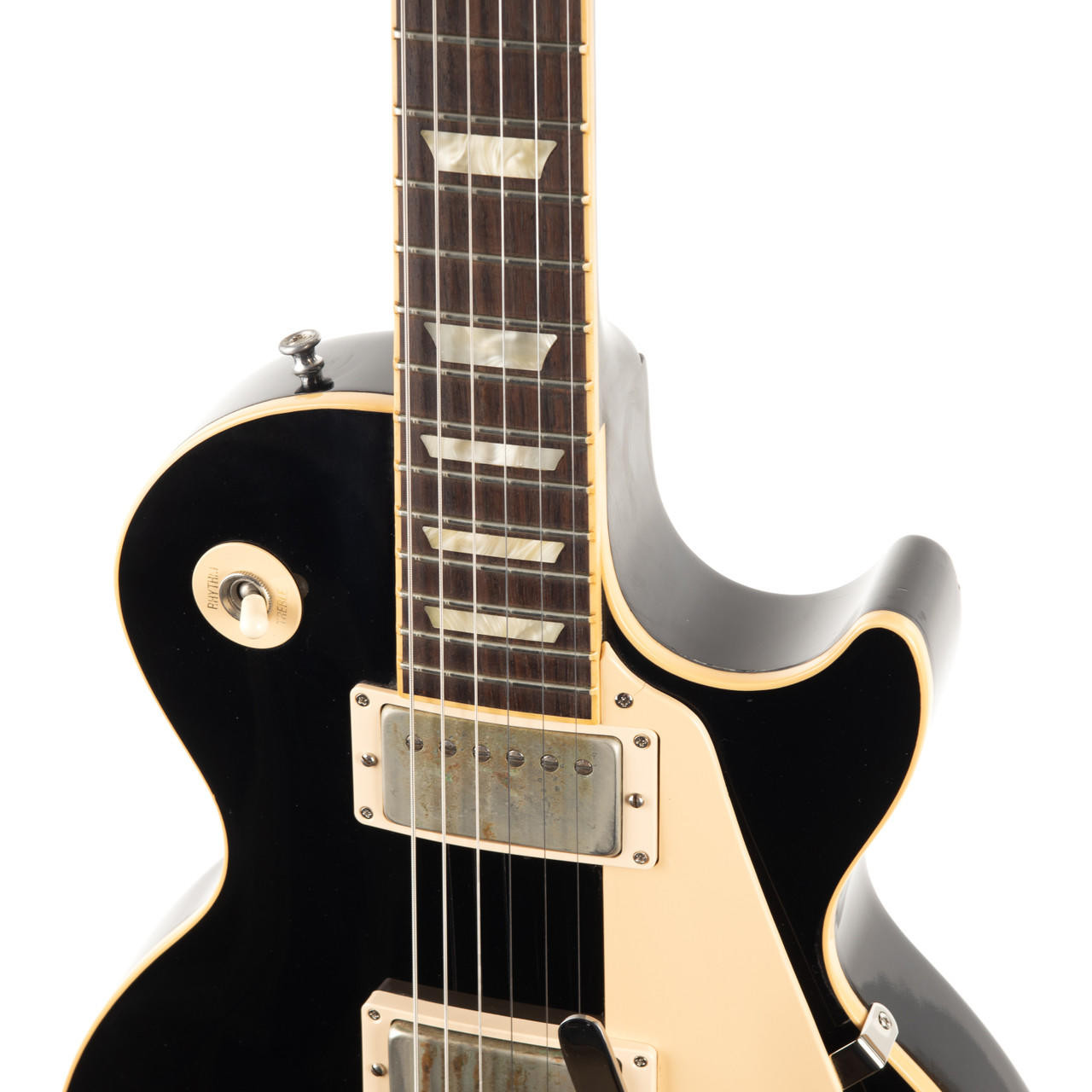 Used Gibson Les Paul Standard Bigsby Ebony 2006 | Cream City Music