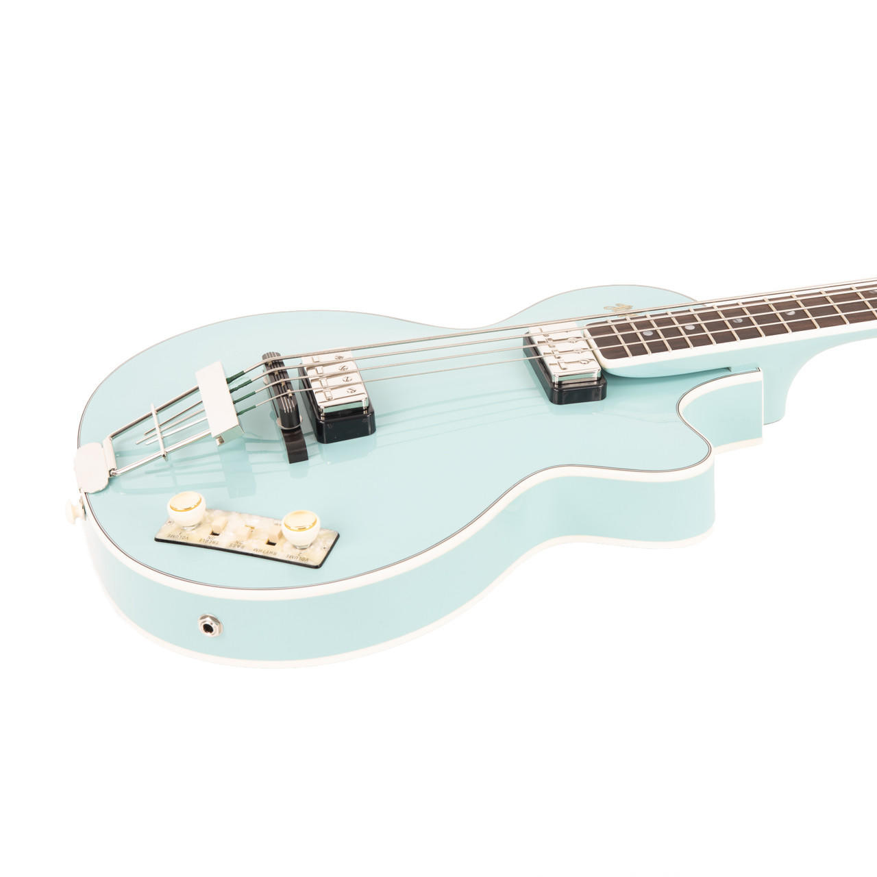 Hofner Club Bass 500/2 Limited Edition - Light Blue High Gloss