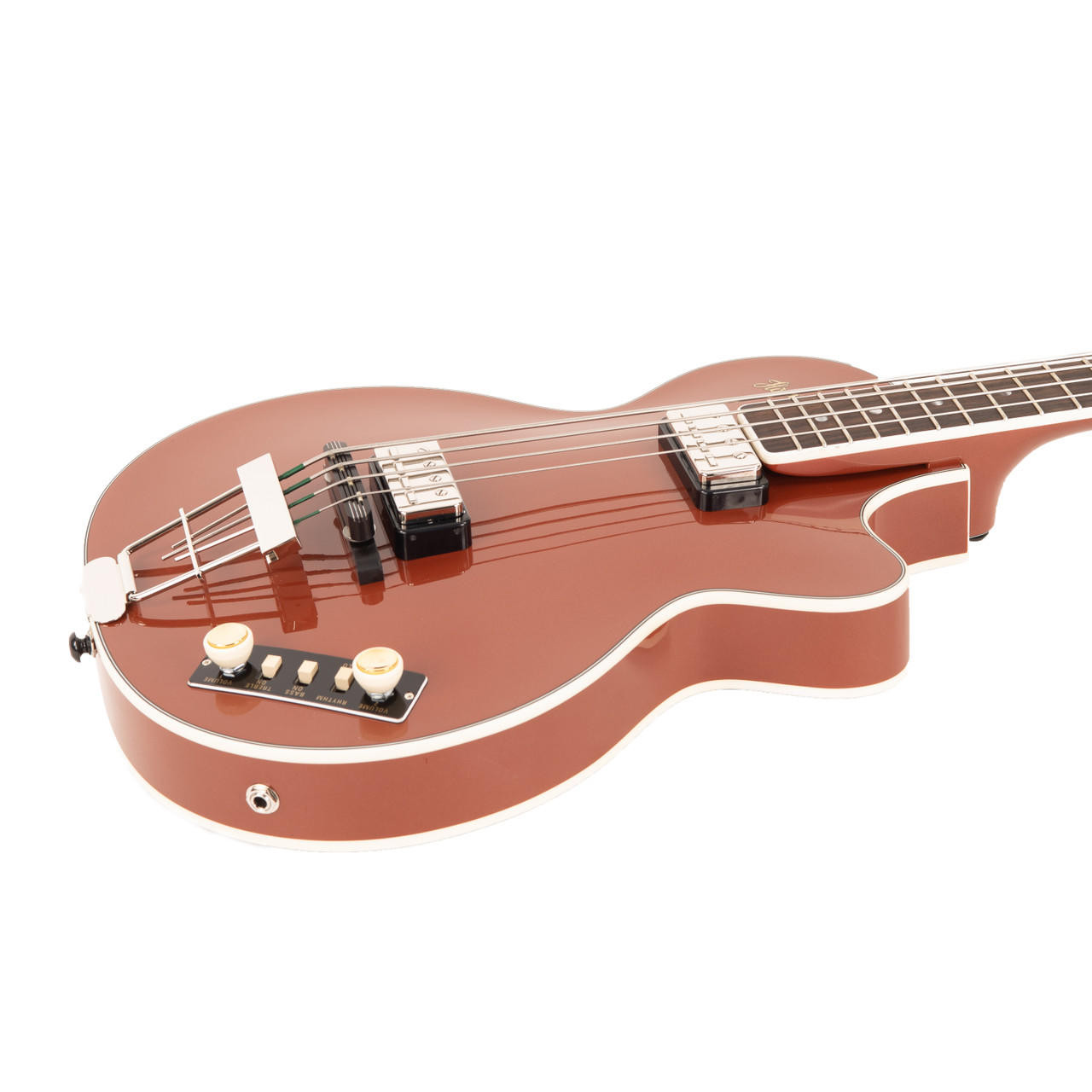 Hofner Club Bass 500/2 Limited Edition - Pearl Copper High Gloss