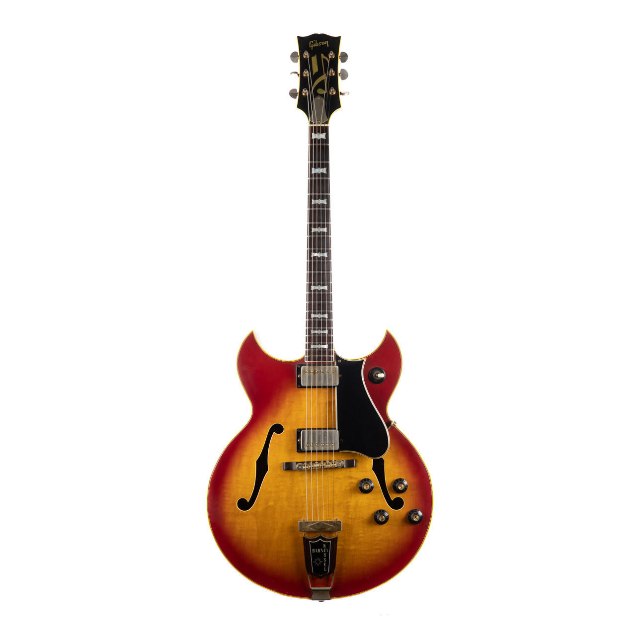 Vintage Gibson Barney Kessel Custom Cherry Sunburst 1968 | Cream