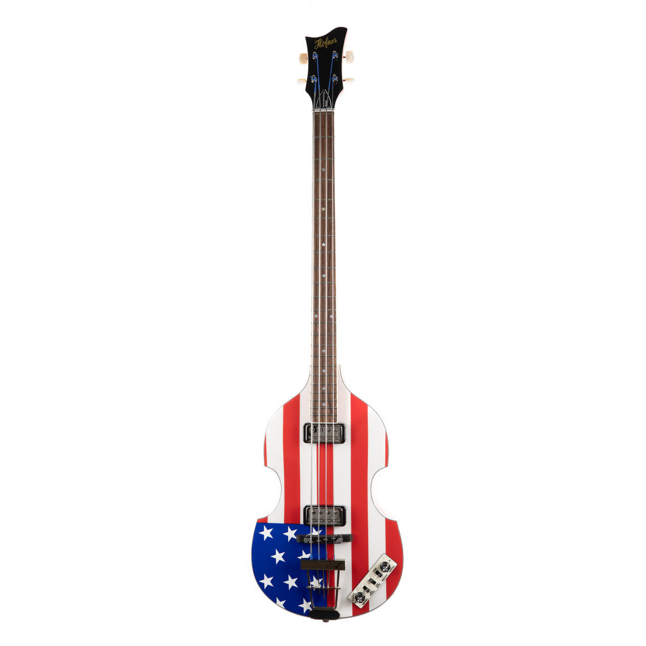 ベース Hofner Limited HCT 500/1 Union Flag Used Hofner HCT-500/1 Contemporary American Flag Stars & Stripes
