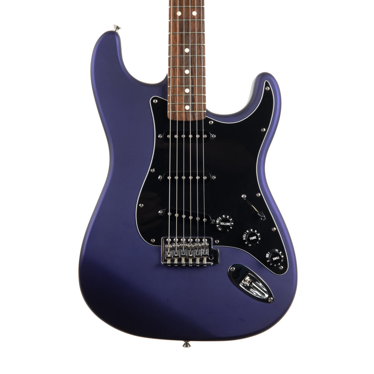 Used Fender Standard Stratocaster MIM Satin Purple 2004 | Cream