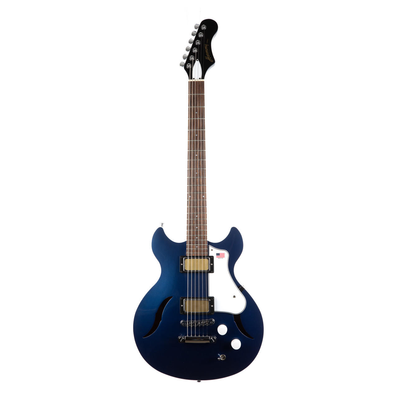 Harmony Comet Standard Semi Hollow - Midnight Blue | Cream City Music