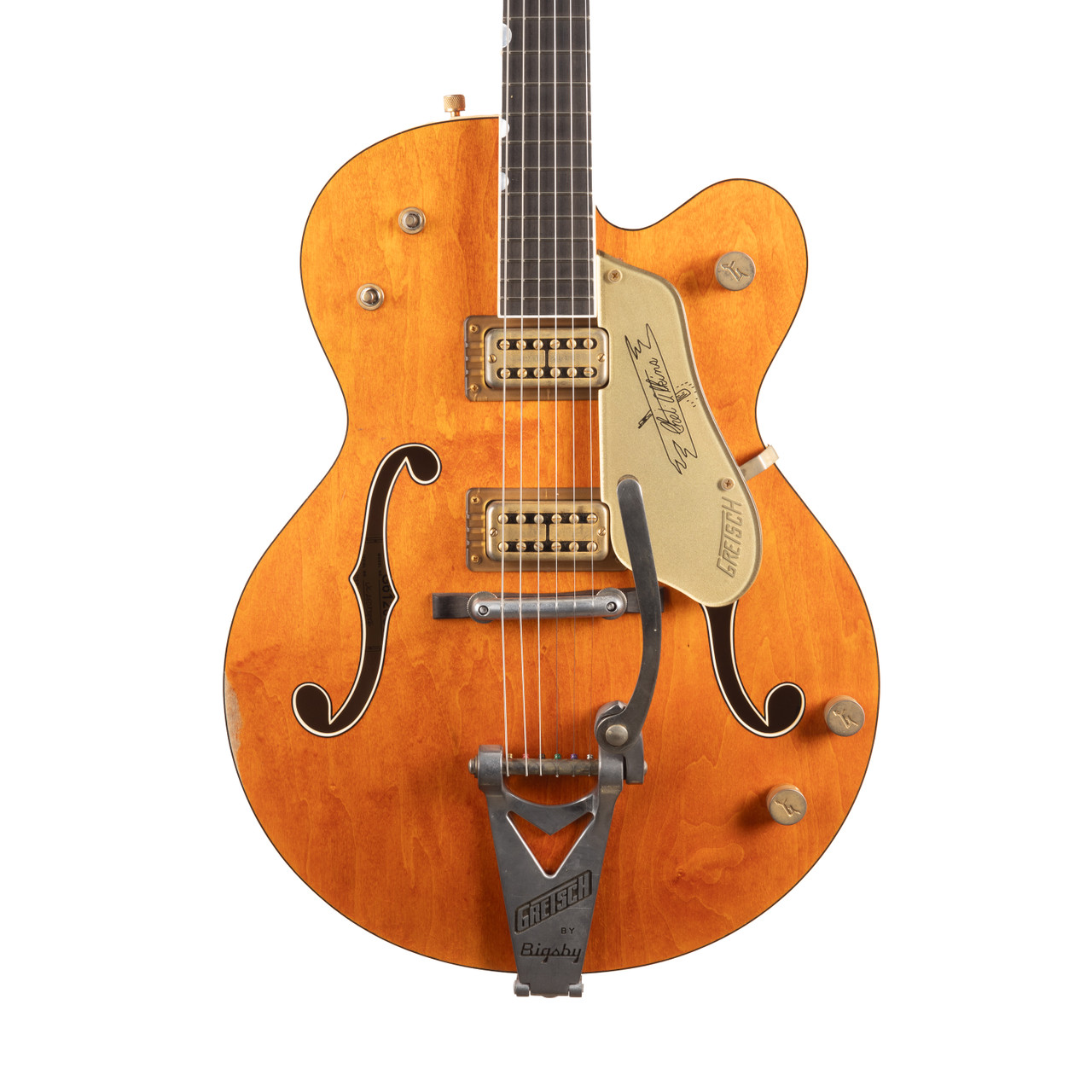 93’gretsch 6120 relic custom Gretsch USA Custom Masterbuilt G6120CS 1959 Relic - Vintage Orange