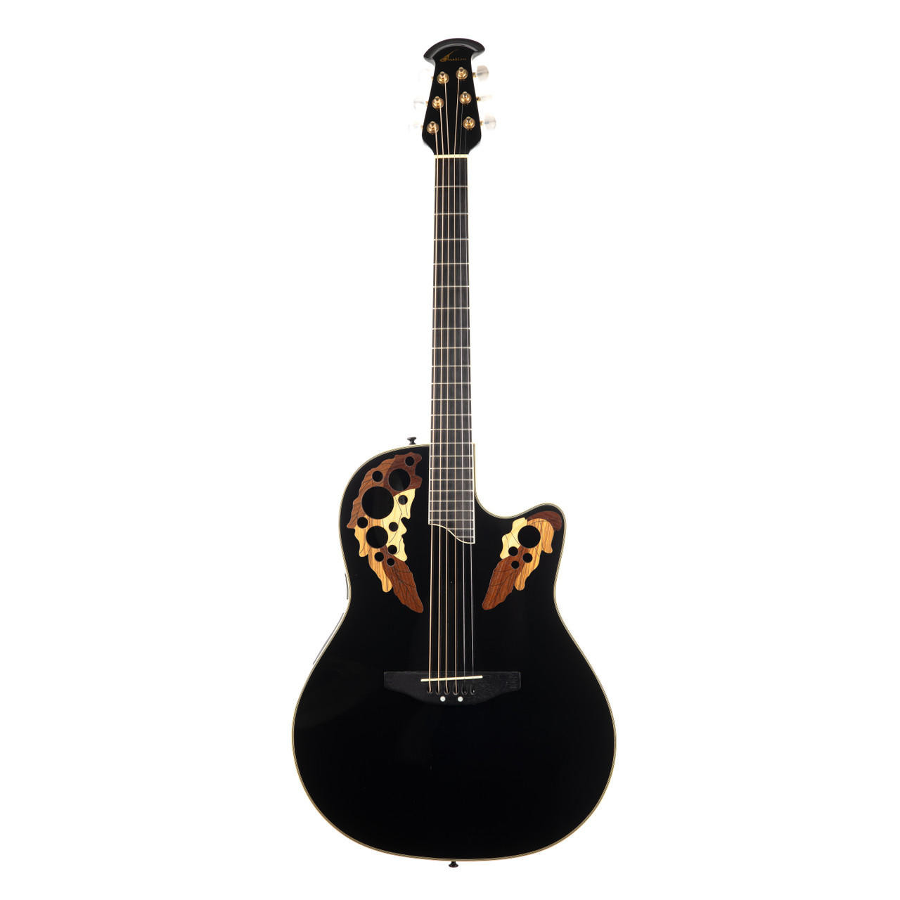 Used Ovation CS257 Celebrity Acoustic Electric Black | Cream City