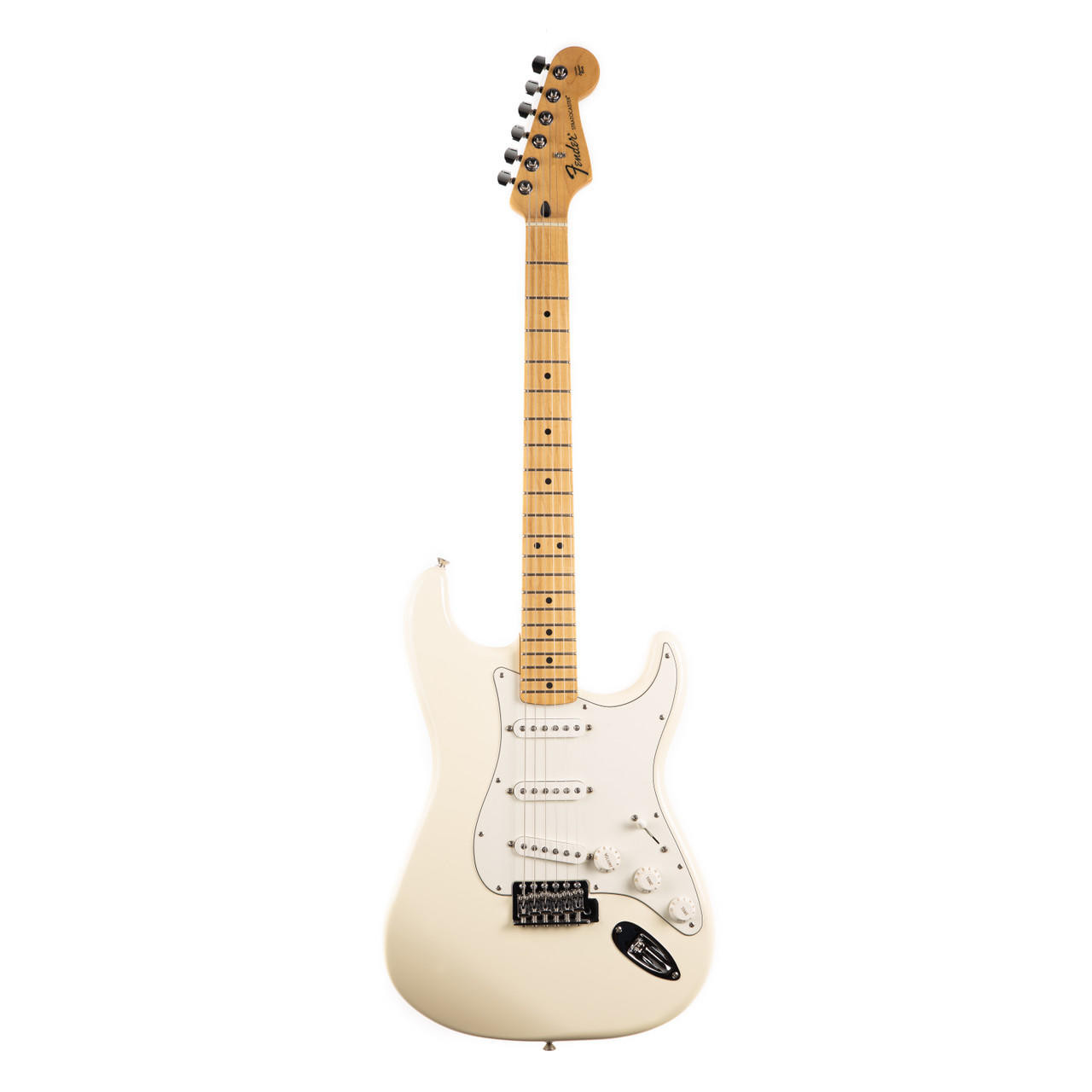 Used Fender Stratocaster MIM Olympic White 2009 | Cream City Music