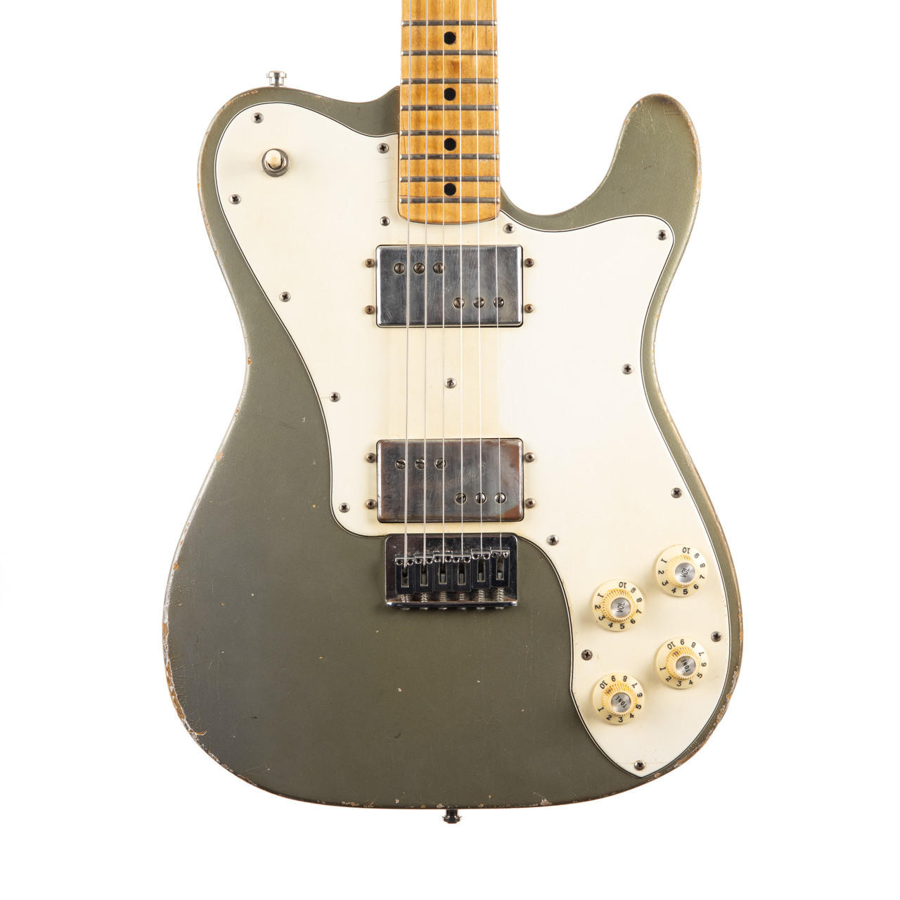 Vintage Fender Telecaster Deluxe Refinished Silver 1974 | Cream