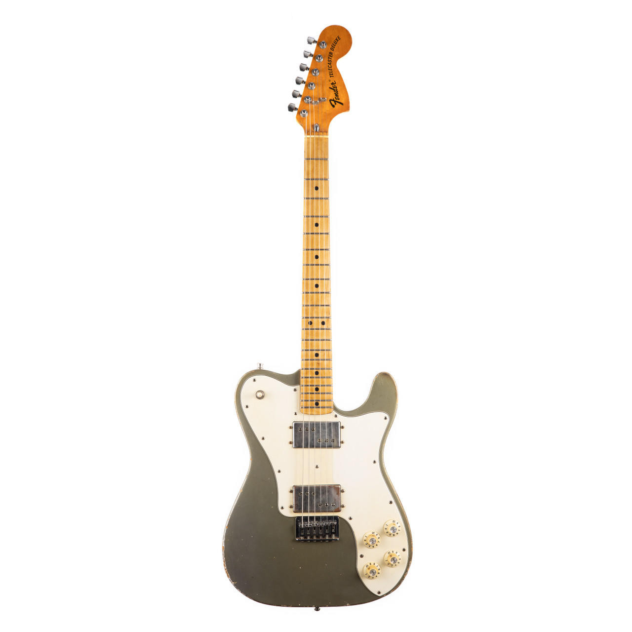 Vintage Fender Telecaster Deluxe Refinished Silver 1974 | Cream