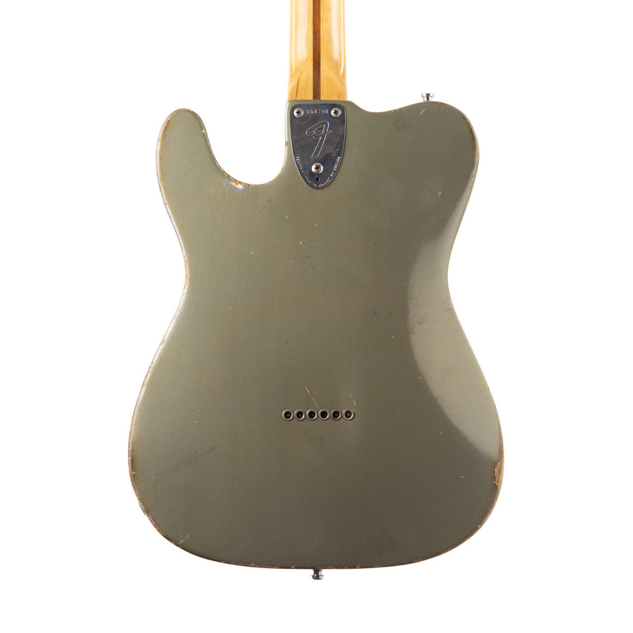 Vintage Fender Telecaster Deluxe Refinished Silver 1974 | Cream