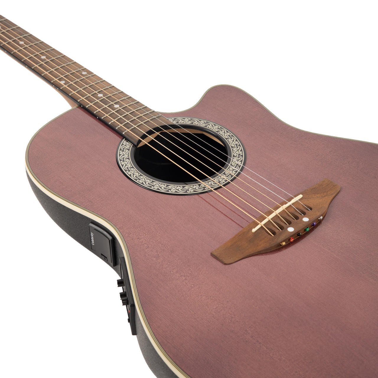 Used Ovation Celebrity CC028 Acoustic Electric Red | Cream City Music