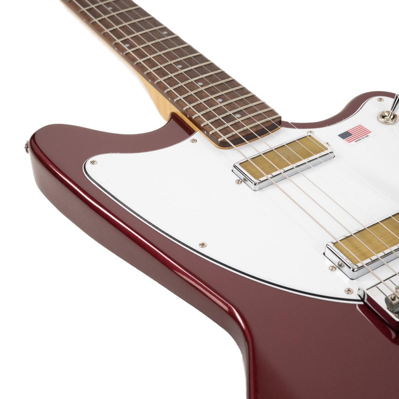 Used Harmony Silhouette with Bigsby - Burgundy | Cream City Music