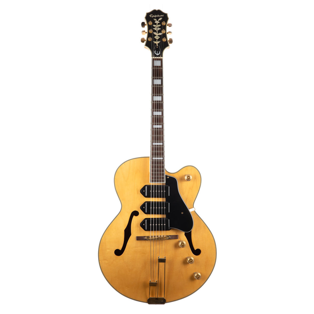 Used Epiphone Zephyr Blues Deluxe Natural | Cream City Music