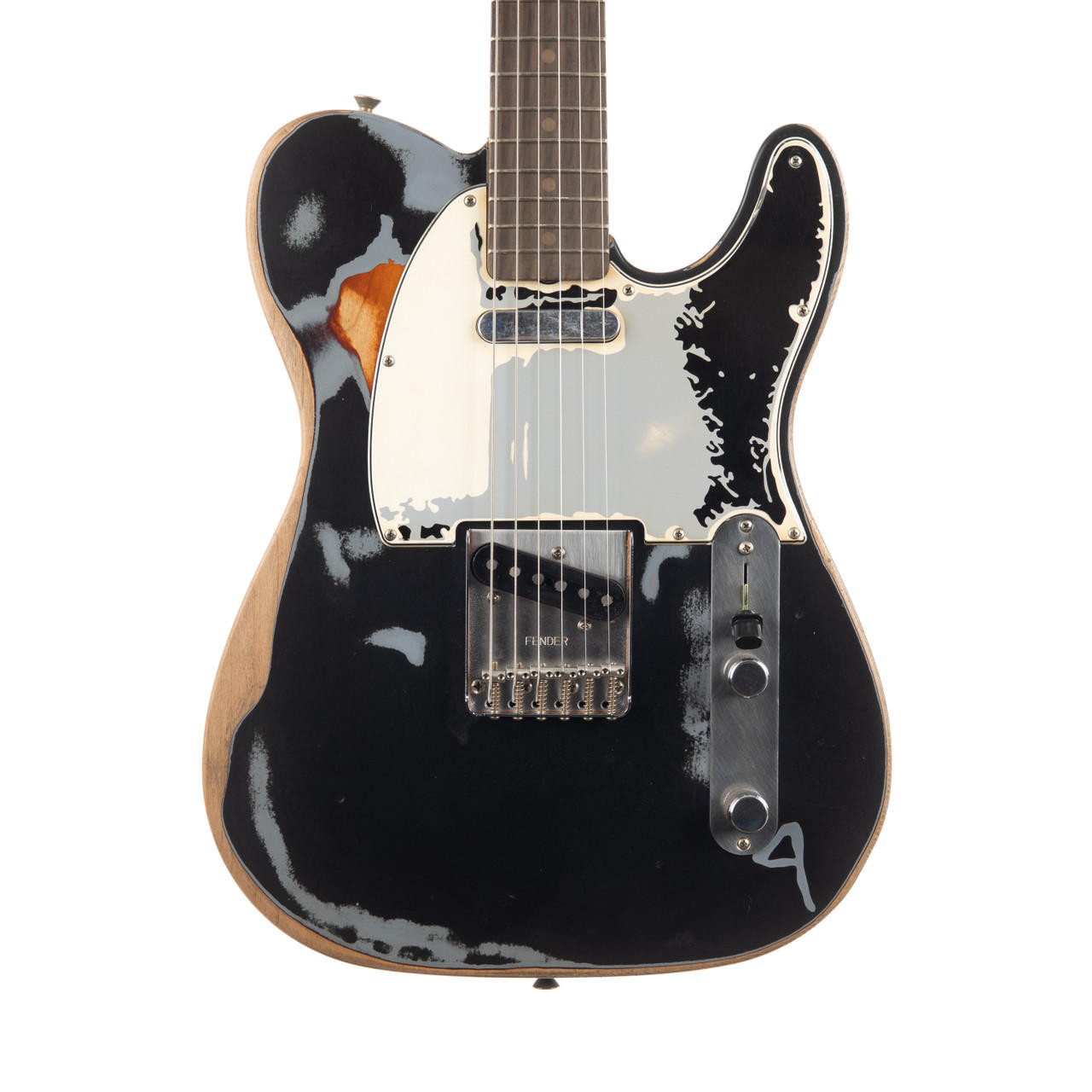 Fender Telecaster ブラック　テレキャスター　シールド　ストラッ Fender Joe Strummer Telecaster - Black | Cream City Music