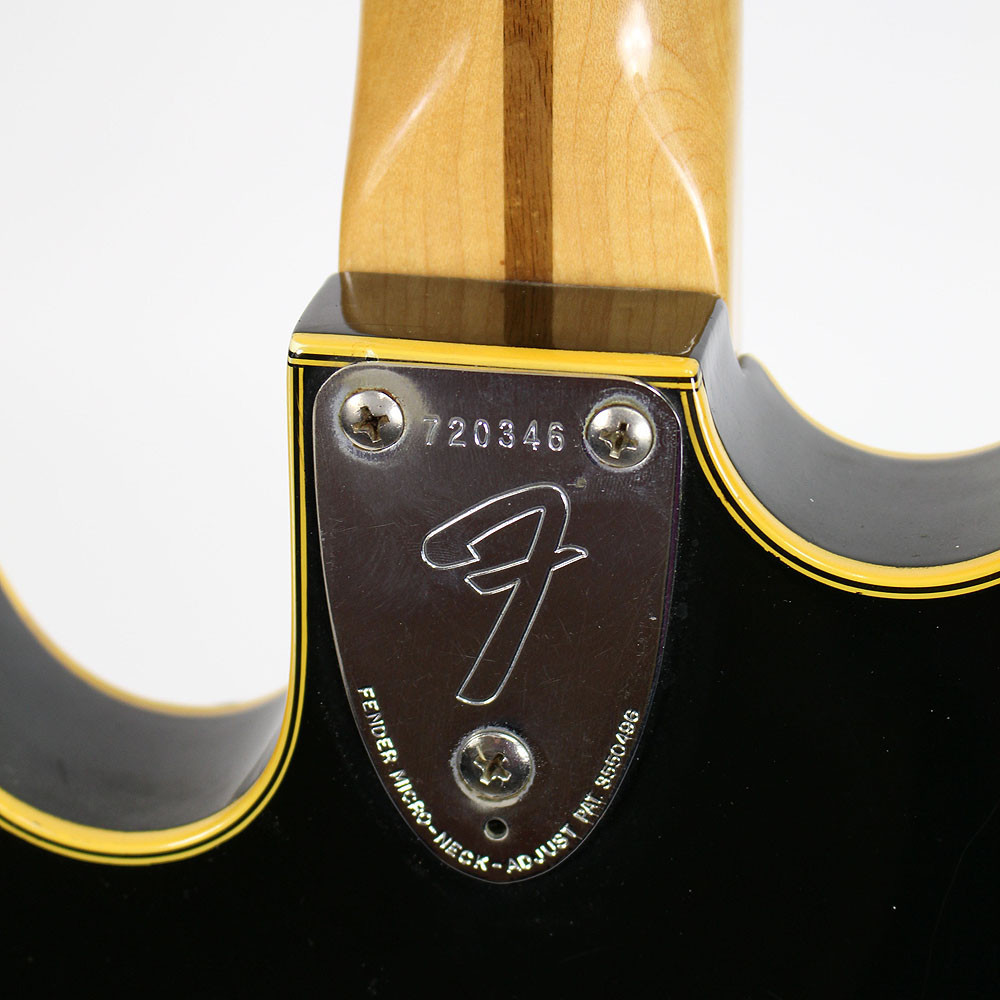 Vintage 1976 Fender Starcaster Electric Guitar Rare Black Finish