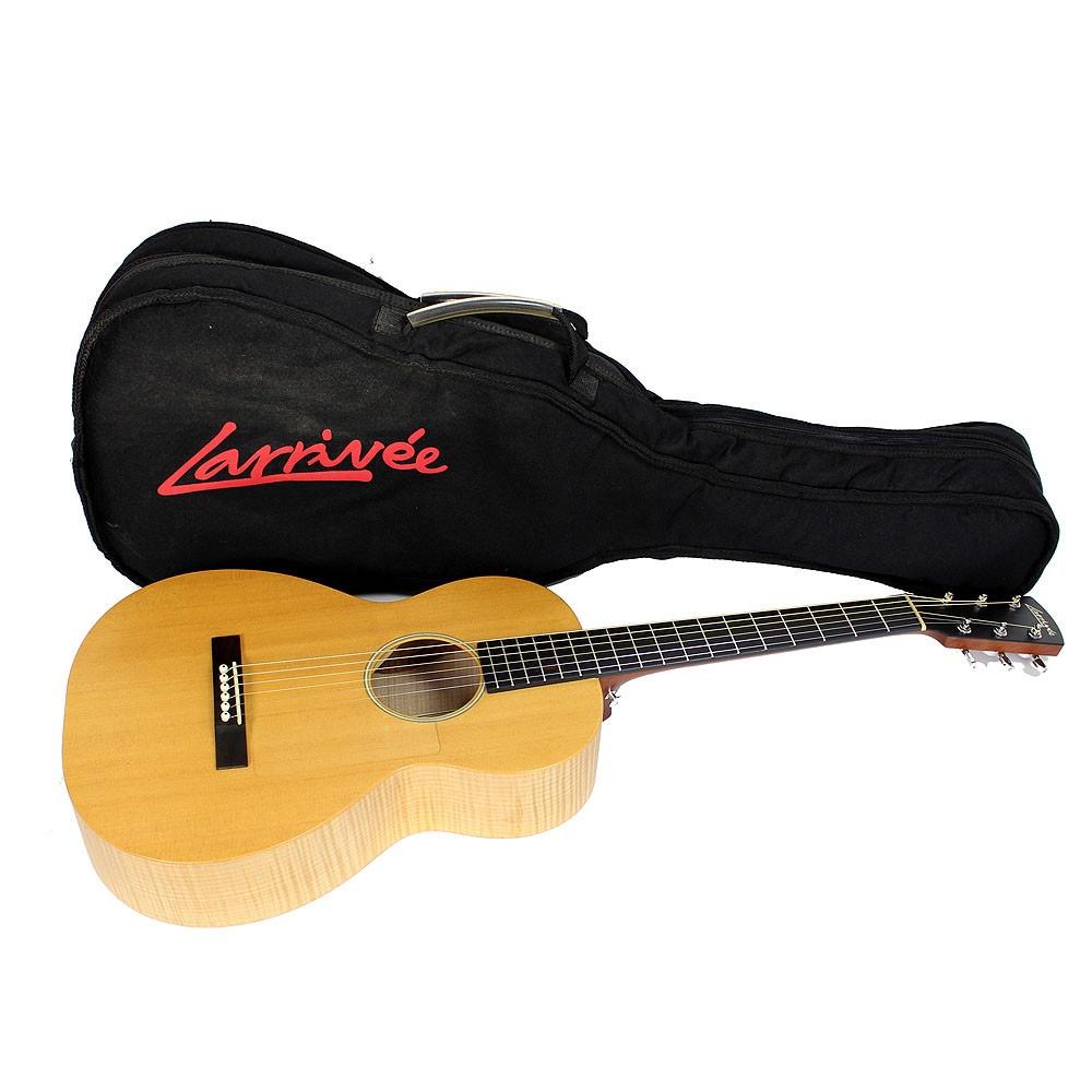 1999 Larrivee P-01 Parlor Acoustic Guitar Natural Finish | Cream