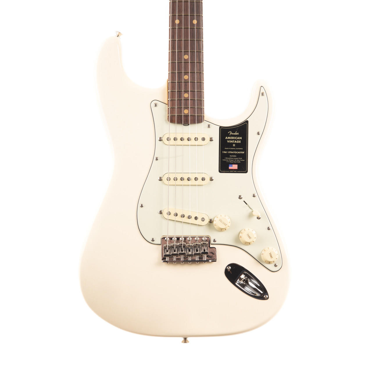 Fender American Vintage II 1961 Stratocaster Rosewood - Olympic 