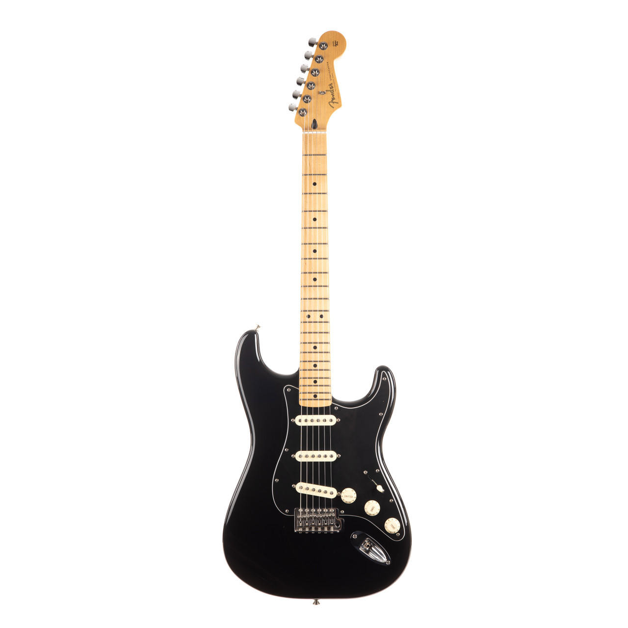 Used Fender Standard Stratocaster MIM Black 2017 | Cream City Music